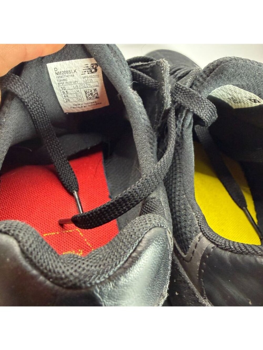 New Balance 288S Black Casual Shoes Mens Size 9.5 EU 44 Suede & Mesh Upper - Picture 6 of 8